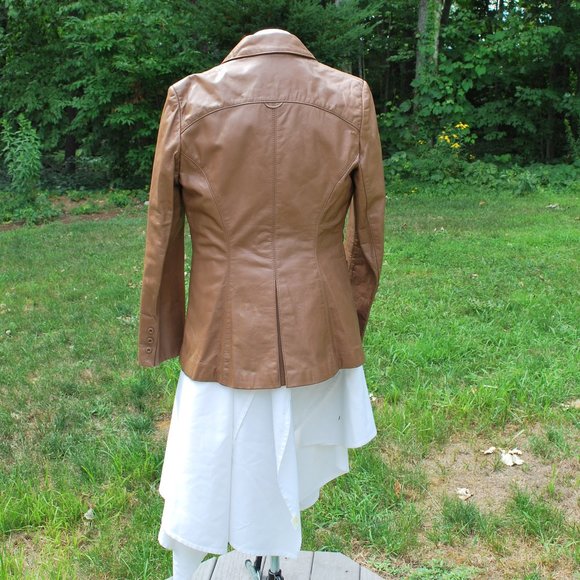 Vintage Etienne Aigner Equestrian Leather Jacket - Picture 2 of 14